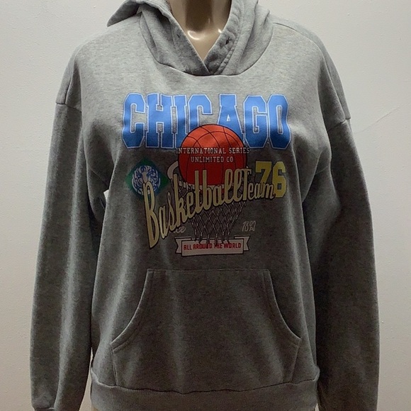 Shein Size Medium Grey Hoodie Preloved. - Picture 1 of 4